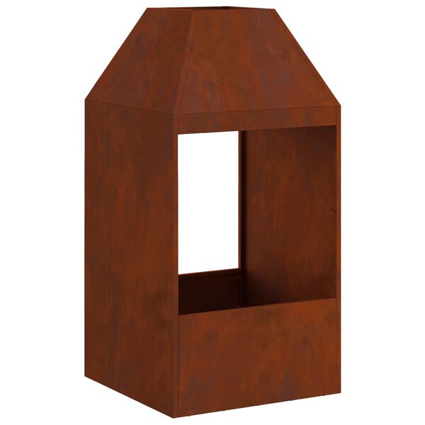 vidaXL L&otilde;kkekoht Pruun 50 x 50 x 100 cm terase t&uuml;&uuml;p