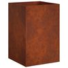 vidaXL Aia istutuspot Rooste 40 x 40 x 75 cm Ilmastikukindel teras