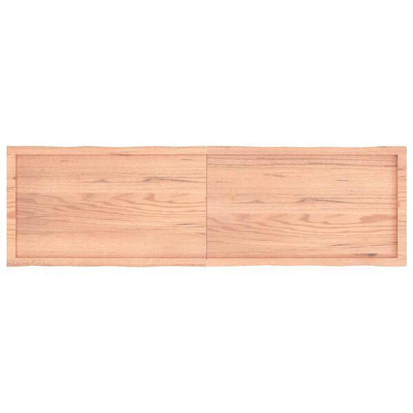 vidaXL lauaplaat, helepruun, 180 x 50 x (2-6) cm, töödeldud täispuit