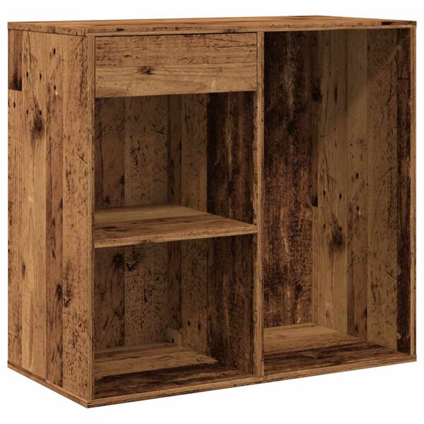 vidaXL kosmeetikakapp Old Wood 80x40x75 cm Engineered Wood