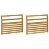 vidaXL K&auml;etugede moodul 2 pcs Valge 78,5 x 8,5 x 60 cm