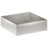 vidaXL Aia istutuspot H&otilde;bedane 80 x 80 x 30 cm Roostevaba teras