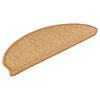 vidaXL isekleepuv trepivaip, 30 tk, 65x21x4 cm, sisal