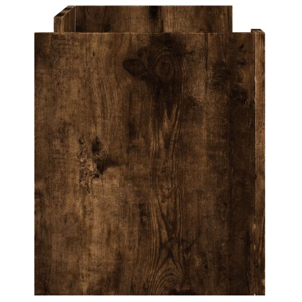 vidaXL telerikapp, suitsutatud tamm, 80x35x40 cm, tehispuit