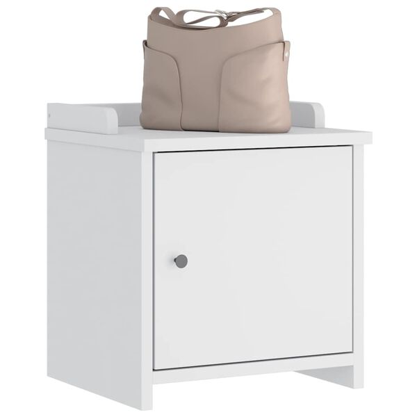 vidaXL esiku pink SANDNES Valge 45x40x50 cm täispuidust mänd