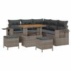 vidaXL Aia Diivanikomplekt 8 pcs Hall pol&uuml;rotang