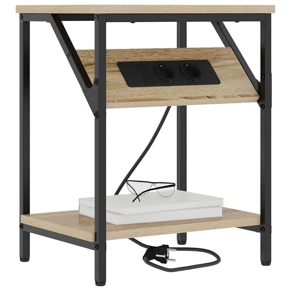 vidaXL &Ouml;&ouml;lambi kapp Sonoma tamm 38 x 30 x 48 cm Tehispuit