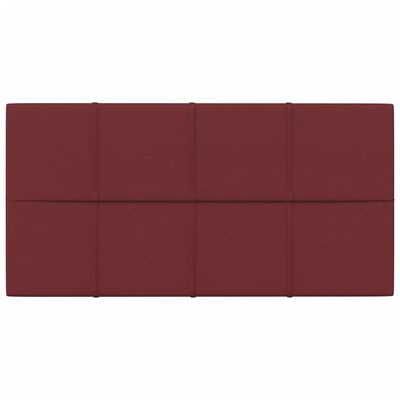 vidaXL seinapaneelid 12 tk, veinipunane, 60 x 30 cm, kangas, 2,16 m²
