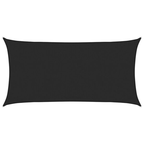 vidaXL p&auml;ikesepuri 160 g/m&sup2; must, 3 x 6 m, HDPE