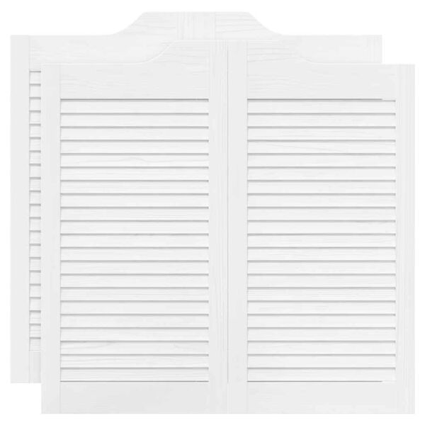 vidaXL Kiiguksed Releed Design 2-Paar Valge 90x80 cm