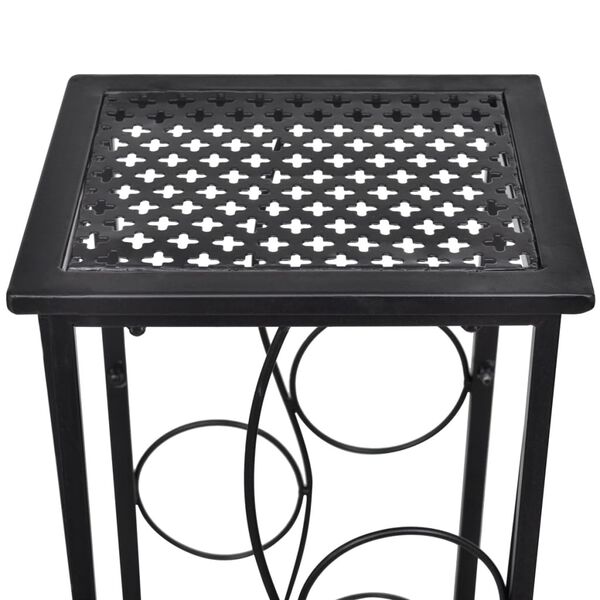 vidaXL metallist veiniriiul 8 pudelile