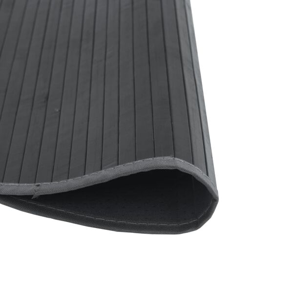 vidaXL vaip, &uuml;mmargune, hall, 80 cm, bambus