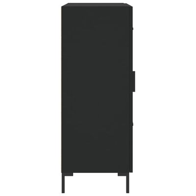vidaXL puhvetkapp, must, 69,5 x 34 x 90 cm, tehispuit