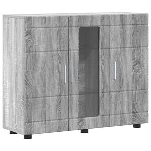 vidaXL Puidust kapp Hall Sonoma 88,5 x 30,5 x 73 cm Tehispuit