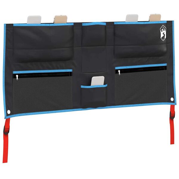 vidaXL Säilituskott ladustamisega Must ja Sinine 98 x 47 cm Oxford