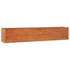 vidaXL taimekast, rooste, 240x40x45 cm, Corten-teras