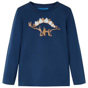 Pikkade varrukatega lastes&auml;rk, tumesinine, 104