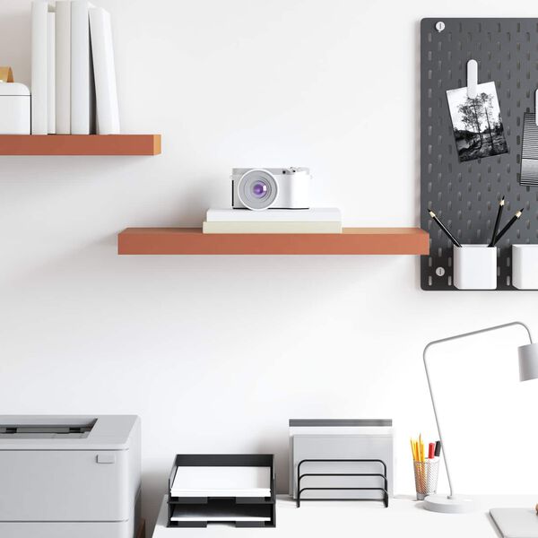 vidaXL Seinariiul Seinale kinnitatav Punane 60 x 23 x 4 cm Tehispuit