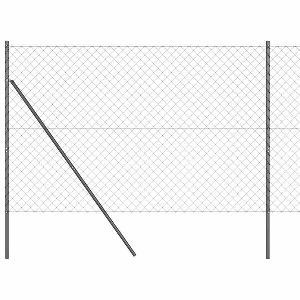 vidaXL Aiapost Hall 25 x 1,5 m (60 x 60 mm v&otilde;rgu) Teras