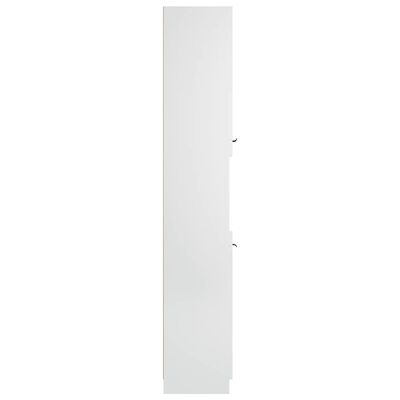 vidaXL vannitoakapp, valge, 32 x 34 x 188,5 cm, tehispuit