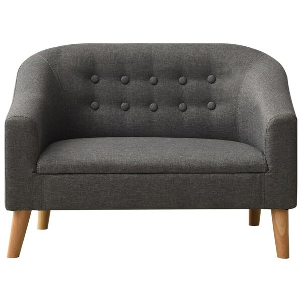 vidaXL lastediivan, hall, kangas