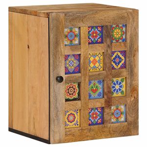 vidaXL Vannitoa rippkapp Neutraalne 38 x 33 x 48 cm Tugev mango puu