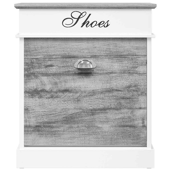 vidaXL kingakapp, hall, 50 x 28 x 58 cm, Paulownia puit