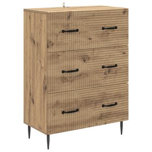 vidaXL Sahtlib&uuml;roo Artisan tamm 66 x 34,5 x 89,5 cm Tehispuit