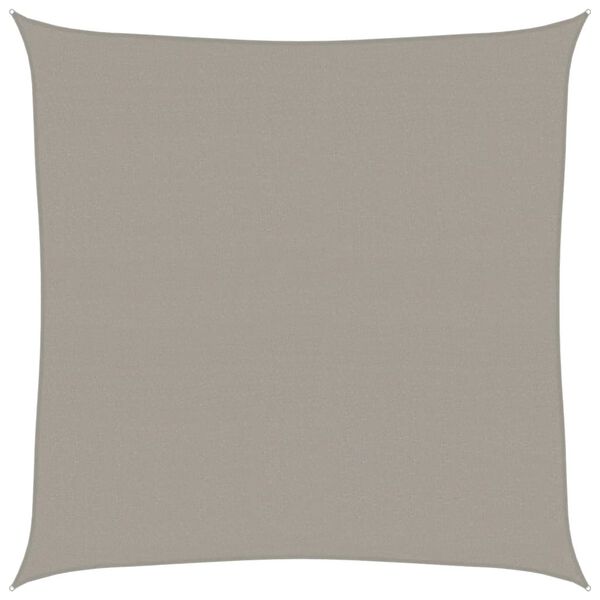 vidaXL p&auml;ikesepuri 160 g/m&sup2;, kandiline, helehall, 4,5x4,5 m, HDPE