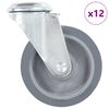 vidaXL poldiaukudega p&ouml;&ouml;ratavad m&ouml;&ouml;blirattad 12 tk, 100 mm