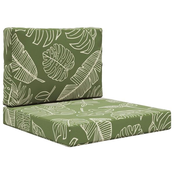 vidaXL V&auml;lim&ouml;&ouml;blitugi patja 2 pcs Lehe Kujundus Pol&uuml;ester