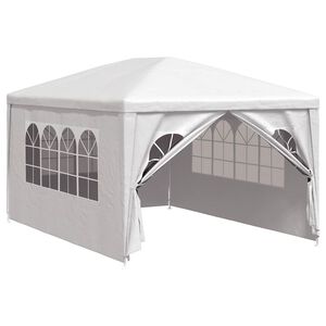vidaXL peotelk 3 x 4 m, valge
