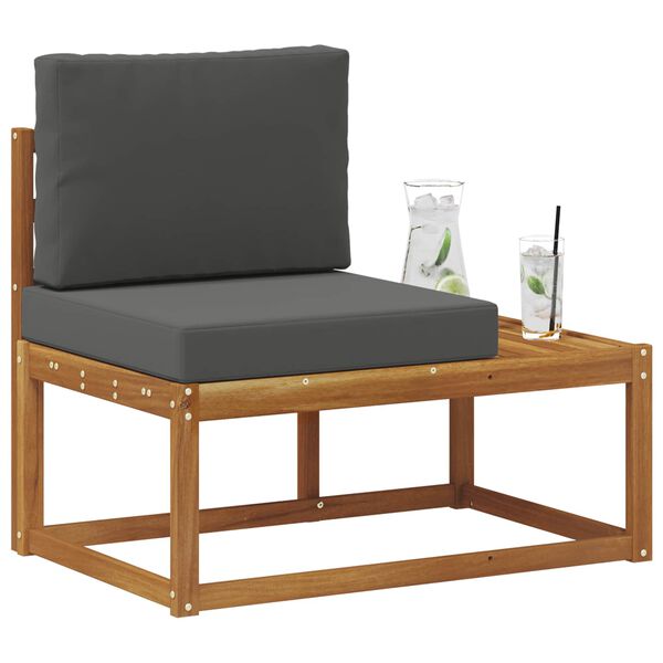 vidaXL V&auml;lim&ouml;&ouml;bel L&otilde;ppdiivan Looduslik ja antriit 91 x 63 x 73 cm