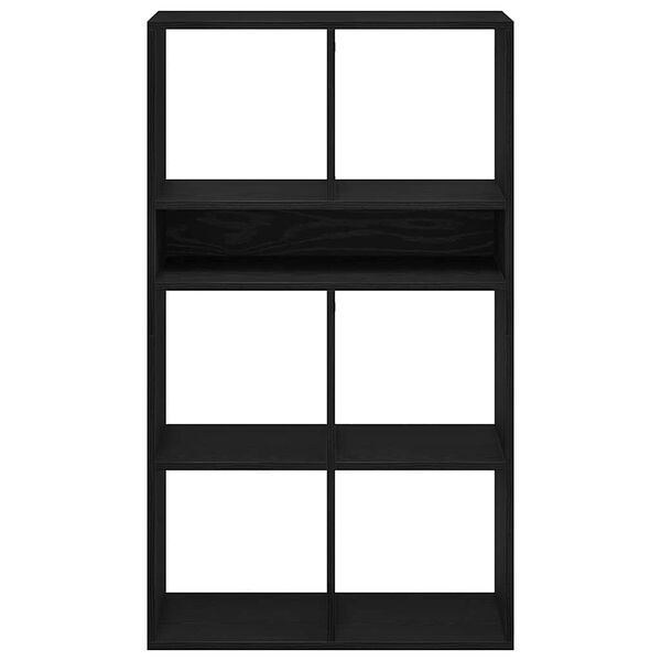 vidaXL raamaturiiul, must, 66x31x112 cm, tehispuit