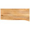 vidaXL lauaplaat, naturaalse servaga, 80 x 40 x 3,8 cm, mangopuit