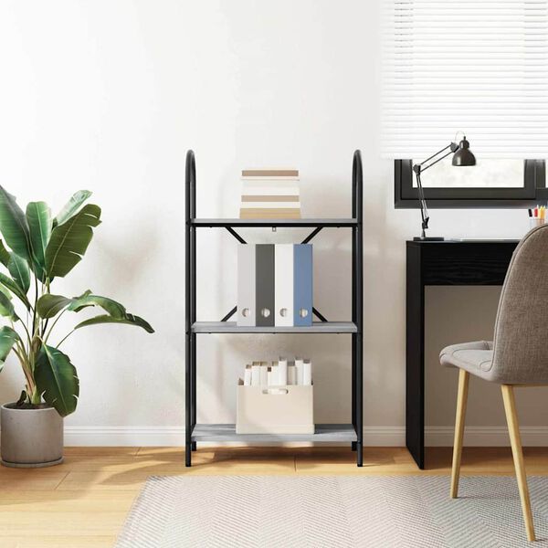 vidaXL Raamatukapp Hall Sonoma 60 x 30 x 109 cm Tehispuit