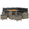 vidaXL Aia Diivanikomplekt padjaga ladustamisega 8 pcs Hall