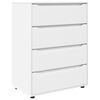 vidaXL Ladustamiskapid 80 x 48 x 105 cm Tehispuit Valge