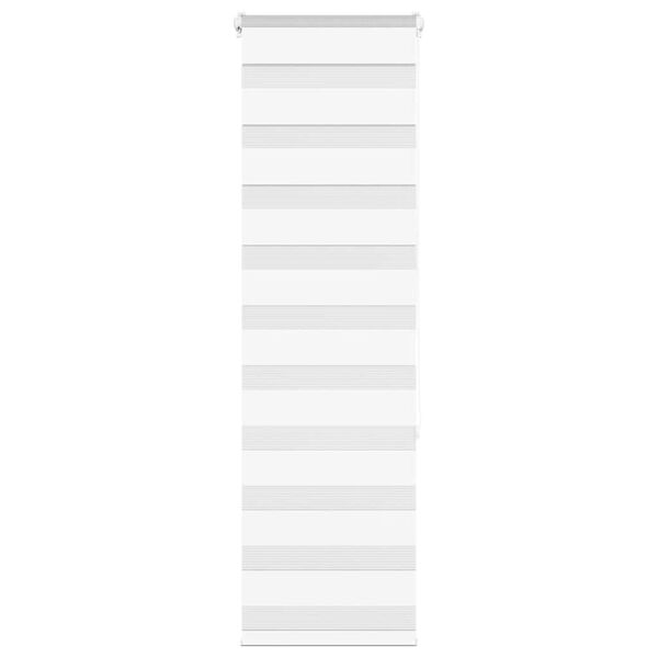 vidaXL Triibuline ruloo pruun 40x150 cm kanga laius 35,9 cm pol&uuml;ester