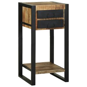 vidaXL Otsalaud Pruun 40 x 40 x 80 cm Tugev mango puu