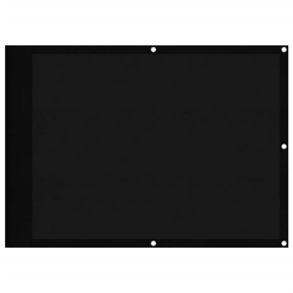 vidaXL r&otilde;dusirm, must, 75x700 cm, 100% pol&uuml;ester oxford