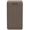 vidaXL õue prügikast, pruun, 38 x 38 x 65 cm, PP