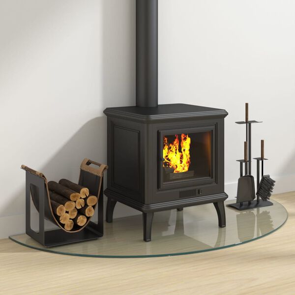 vidaXL kamina klaasplaat, poolümar, 1200 x 500 mm