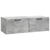 vidaXL Rippuv TV kapp Betoonhall 98 x 41 x 30 cm Tehispuit