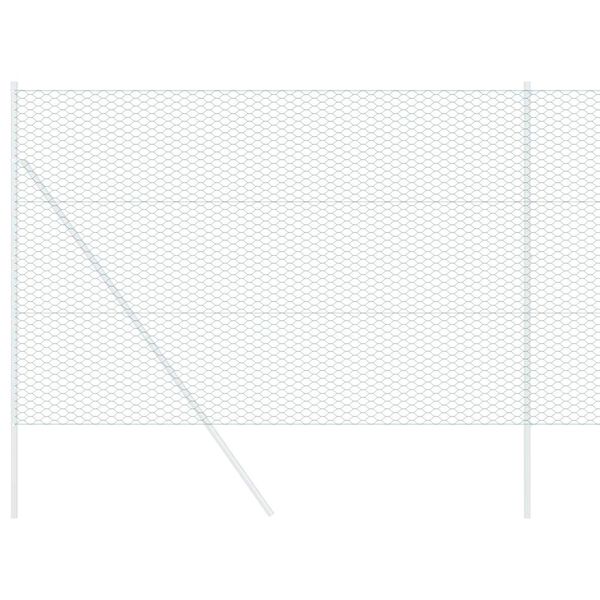 vidaXL Kuusnurkne aed Roheline 1.6 x 25 m Teras