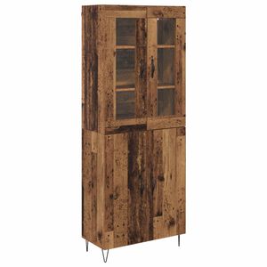 vidaXL K&otilde;rgushein Vana puit 69,5 x 34 x 180 cm Tehispuit