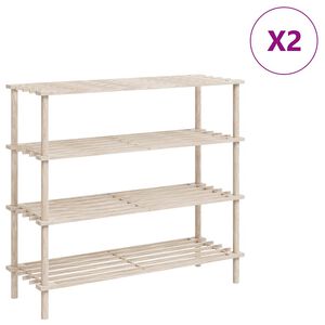 vidaXL 4-korruseline kingariiul, 2 tk, nulupuit