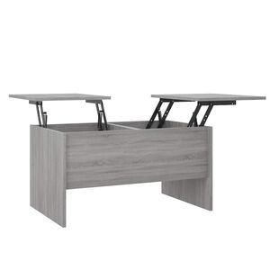 vidaXL kohvilaud, hall Sonoma tamm, 80 x 50 x 42,5 cm, tehispuit