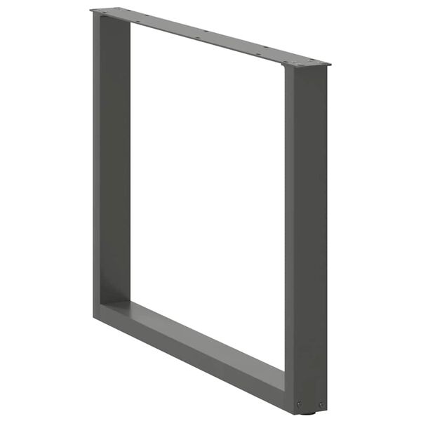 vidaXL s&ouml;&ouml;gilaua jalad U-kujulised 3 tk, antratsiithall, 100 x (72-73) cm, teras