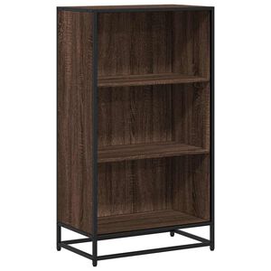 vidaXL raamatukapp pruun tamm 60x35x107,5 cm Engineered Wood